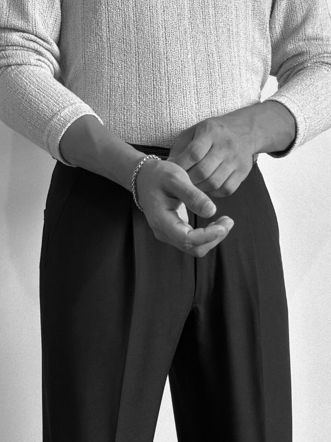 Modern Pleated Pants