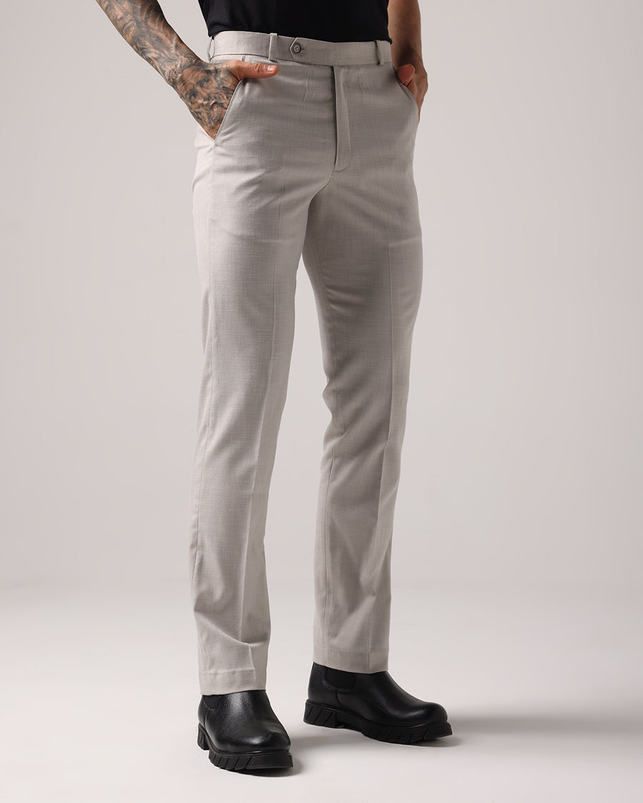 Basicoo Light Grey Trousers