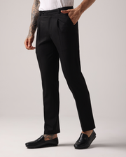 Basicoo Black Pleated Pants