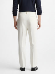 White Pleated Pant
