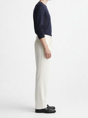White Pleated Pant