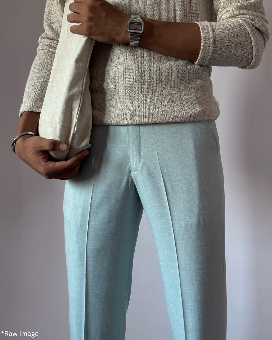 Basicoo Light Blue Trouser