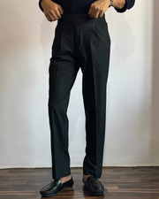 Basicoo Black Gurkha Pant