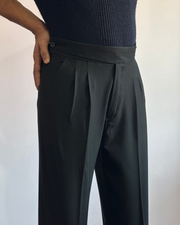 Basicoo Black Gurkha Pant