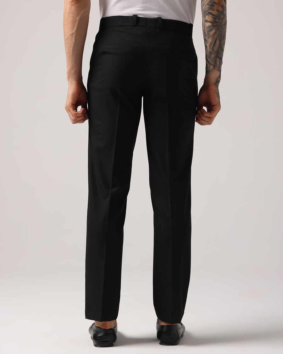 Basicoo Black Pleated Pants