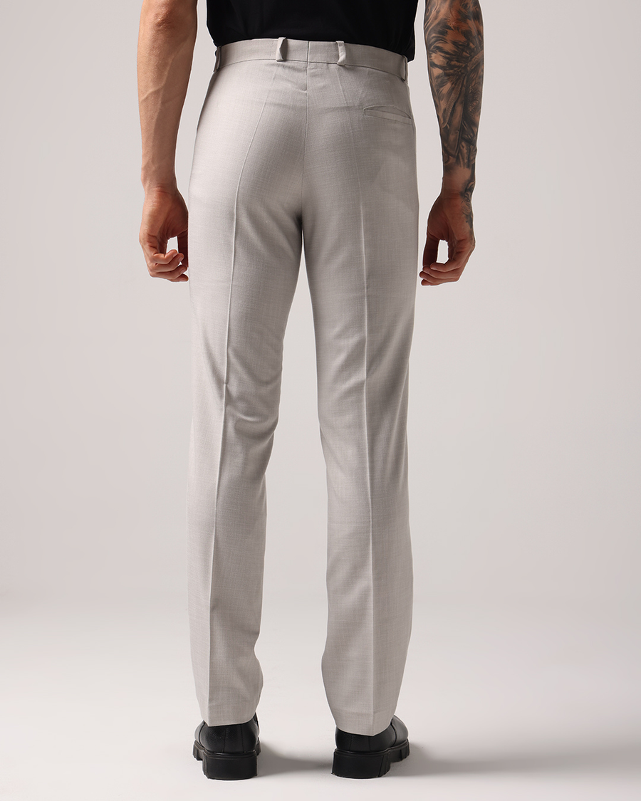 Basicoo Light Grey Trousers