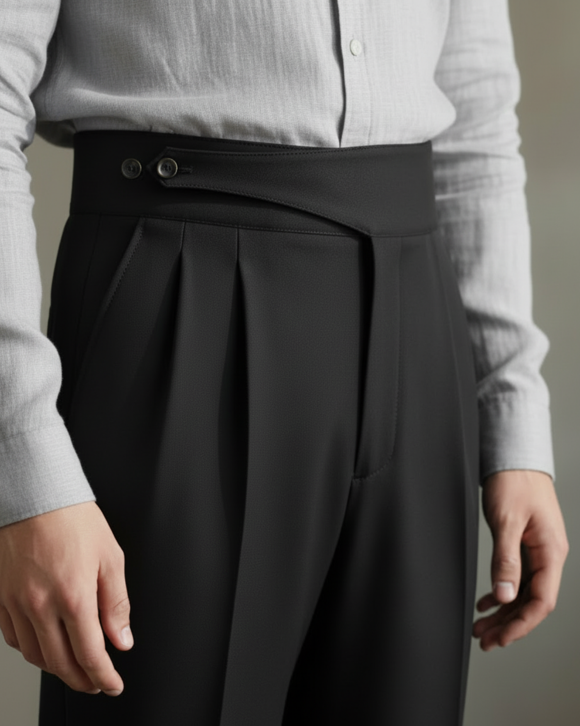 Black Gurkha Pant