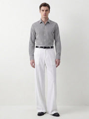 White Relaxed Tailored Trouser