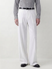White Relaxed Tailored Trouser