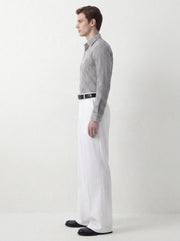 White Relaxed Tailored Trouser