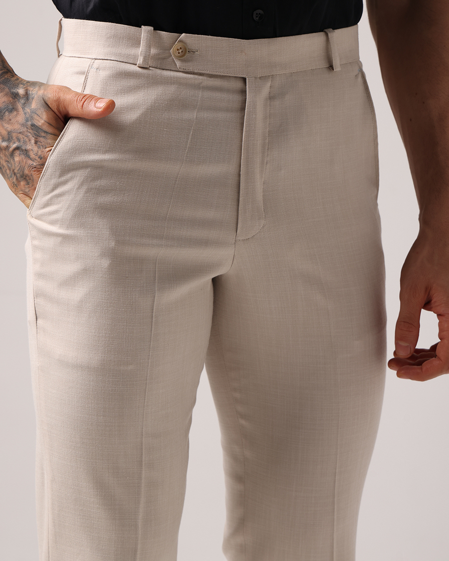 Basicoo Light Beige Trouser