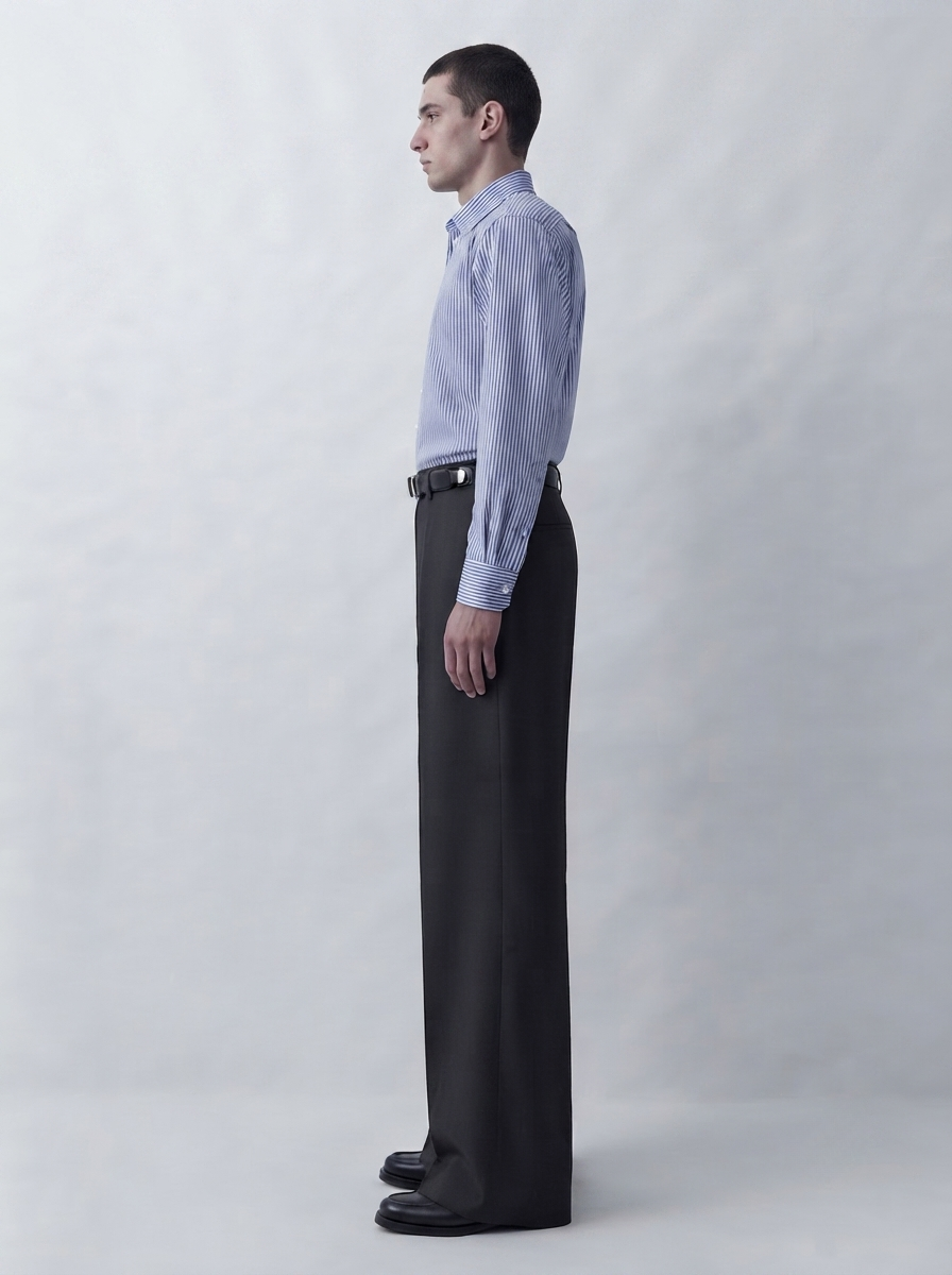 Black Relaxed Tailored Trouser