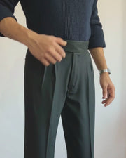 Basicoo Black Gurkha Pant